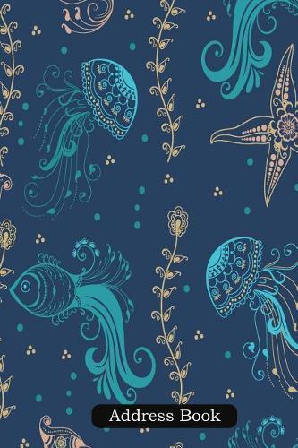 Address Book: Alphabetical Index with Arabesque Vintage Graphic Nature Cover