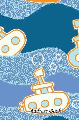 Address Book: Alphabetical Index with Boat Pattern Cover