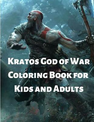 Kratos God of War Coloring Book for Kids and Adults