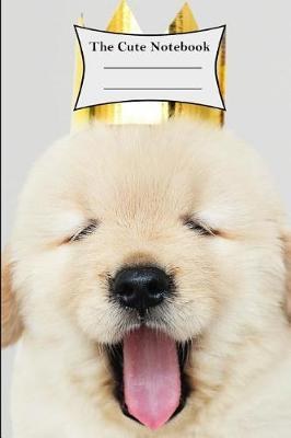 Cute Notebook: Composition Notebook - 120 Page Lined Notebook - Golden Retriever Style (6 X 9)
