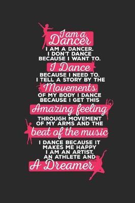 Dance Journal: Dance Art Silhouette Image Journal: 240 Pages Lined Notebook 6 X 9 for Dancers and Teachers