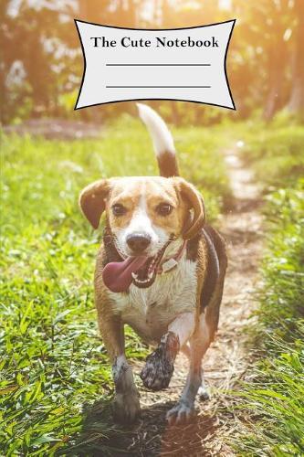 Cute Notebook: 120 Page College Ruled Composition Notebook - Cute Puppy Style (6 X 9)
