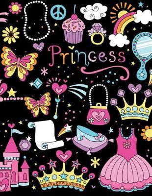 Princess: Cute Daily Gratitude Journal with Prompts for Girls and Teen Girls Gratitude Journal for Coloring, Doodling, Drawing & Writing Large Notebook 8.5x11, 120 Pages