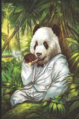 The Gentleman Panda: The Gentleman Panda Bear: 120 Pages 6x9 Blank Lined Notebook, Journal or Diary