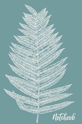 Notebook: 6 X 9, 120 Dot Grid Journal with a Pretty Floral Minimalist Illustration Cover for Nature and Plant Lovers