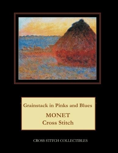 Grainstack in Pinks and Blues: Monet Cross Stitch Pattern