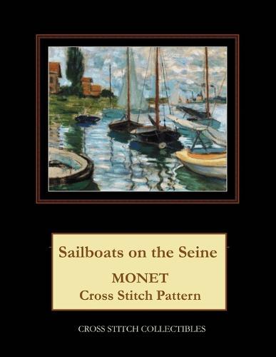 Sailboats on the Seine: Monet Cross Stitch Pattern