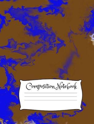 Composition Notebook: Marbled Composition Notebook Wide Ruled Lined Paper