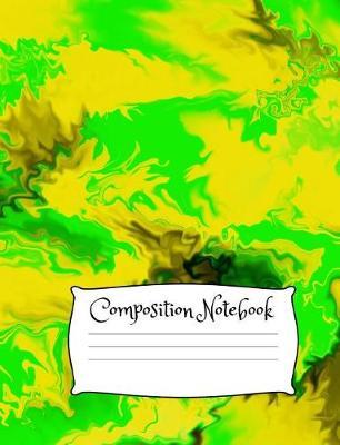 Composition Notebook: Marbled Composition Notebook Wide Ruled Lined Paper