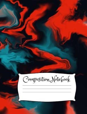 Composition Notebook: Marbled Composition Notebook Wide Ruled Lined Paper