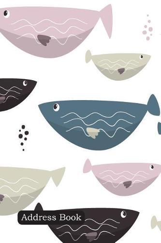 Address Book: Include Alphabetical Index with Sea Fishes Simple Cover