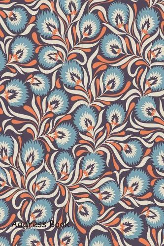 Address Book: Include Alphabetical Index with Floral Pattern Cover