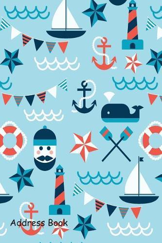 Address Book: Include Alphabetical Index with Pattern of Salor Elements in Flat Cover