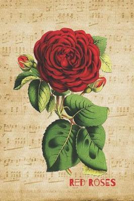 Red Roses: Blank Line Journal