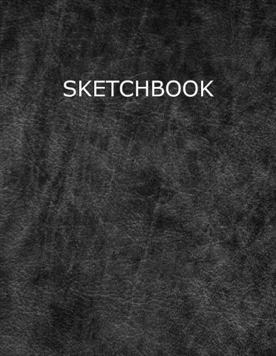 Sketchbook: With Leather Style Cover for Sketching, Drawing and Doodling