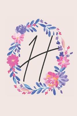 H: Personalized Notebook Journal for florists, wedding planner, bride's maid gift, wedding decorators with floral cover college lined