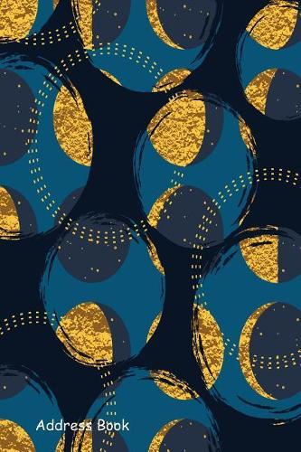 Address Book: For Contacts, Addresses, Phone Numbers, Email, Note, Alphabetical Index with Abstract Cosmic Seamless