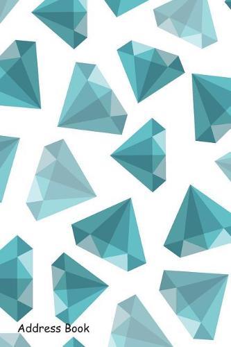 Address Book: For Contacts, Addresses, Phone Numbers, Email, Note, Alphabetical Index with Jewelry Fashion Pattern on Grey Stripe