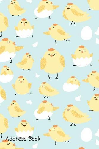 Address Book: For Contacts, Addresses, Phone Numbers, Email, Note, Alphabetical Index with Seamless with Cute Birds