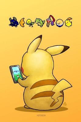 The Lightning Bolt Monster Notebook for Go Players Boys and Girls: Cute and Funny College Ruled School Journal for Students and Collectors