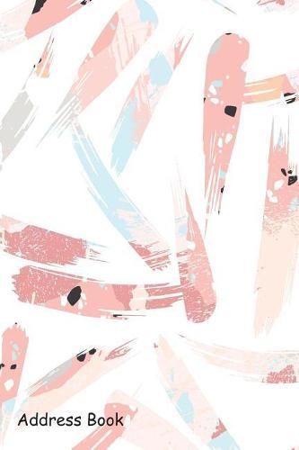 Address Book: For Contacts, Addresses, Phone, Email, Note, Emergency Contacts, Alphabetical Index with Abstract Artistic