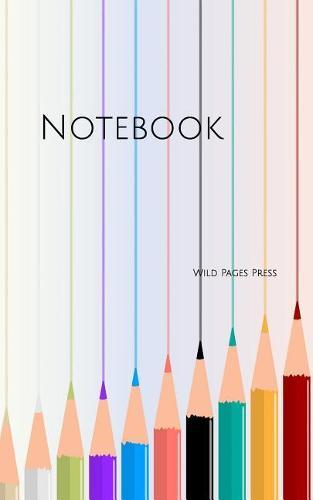 Notebook: colored pencils rainbow school education study studying homework composition