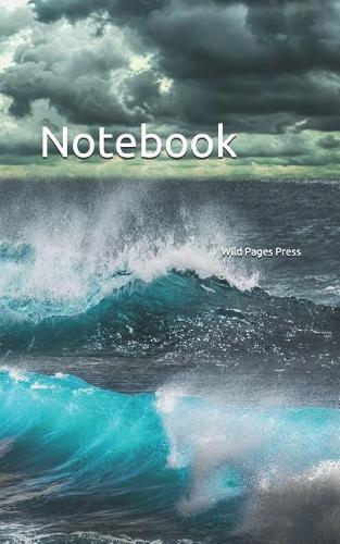 Notebook: Sea Waves Sky Clouds Landscape Blue Marina Costa Rica Ocean Marine Biology Climate Change