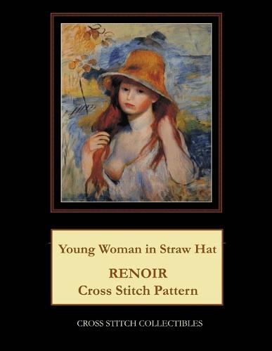Young Woman in Straw Hat: Renoir Cross Stitch Pattern