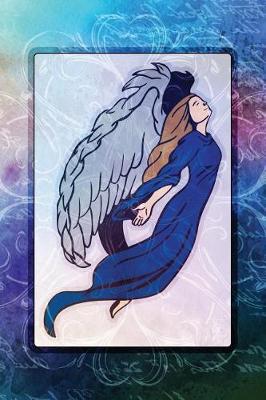 Guardian Angel Notebook: Lined Journal Watercolor 6x9 120 Pages