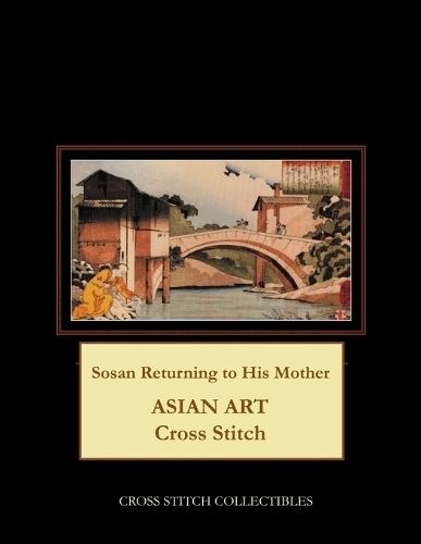 Sosan Returning to His Mother: Asian Art Cross Stitch Pattern