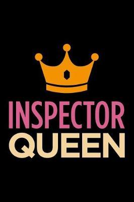 Inspector Queen: Blank Lined Office Humor Themed Journal and Notebook to Write In: With a Versatile Wide Rule Interior: Pink and Orange Cover