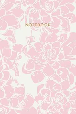 Notebook: 6 X 9 Journal with 114 Lightly Lined College Ruled Pages for Home, School, and Work with Stylish Pink Floral Pattern Cover