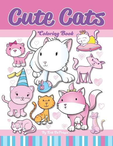 Cute Cats Coloring Book