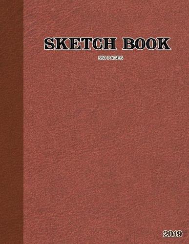 Sketch Book: Leather Pattern Sketch Book for Sketching, Drawing, Creative Doodling or as a Large Notebook