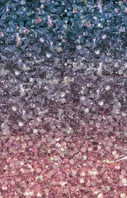 Glitzer Notizbuch Rosa Blau: Buch Im Glimmerlook Zum Selbstgestalten, Blanko Journal