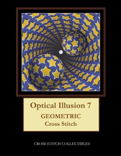 Optical Illusion 7: Geometric Cross Stitch Pattern