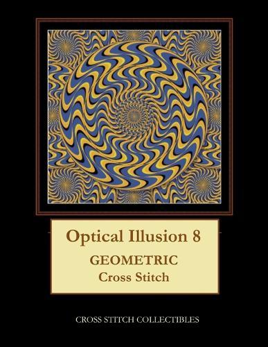 Optical Illusion 8: Geometric Cross Stitch Pattern