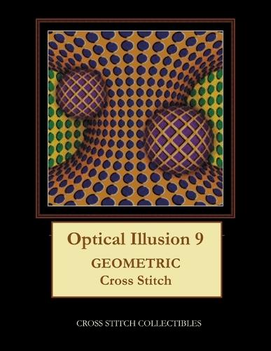 Optical Illusion 9: Geometric Cross Stitch Pattern