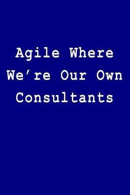 Agile Where We're Our Own Consultants: Blank Lined Journal