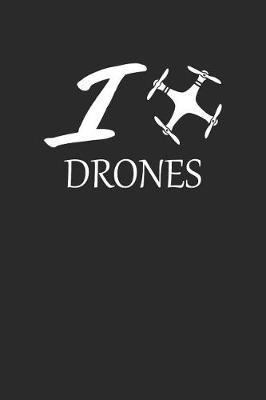 Drones: Drohnen Notizbuch Notebook Drone Journal 6x9 Lined