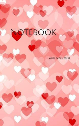 Notebook: Heart Shape Background Love Valentine Design Designer Valentines Lover Sex Hearts Sexy