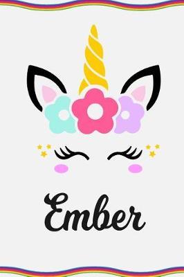 Ember: Personal Notebook Personal Diary Unicorn Notebook Personalized Journal Customized Journal Unicorn Lover Gift Personal Name Notebook