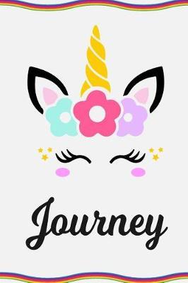 Journey: Personal Notebook Personal Diary Unicorn Notebook Personalized Journal Customized Journal Unicorn Lover Gift Personal Name Notebook