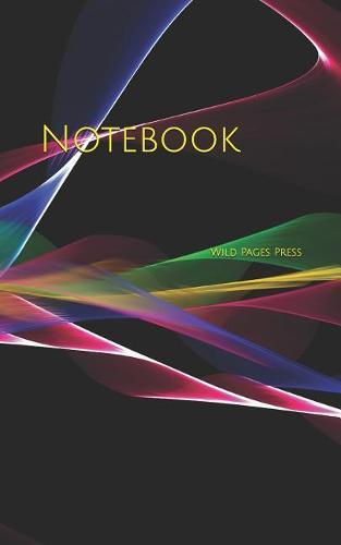 Notebook: Abstract Line Wave Design Pattern Fractal Energy Science Mathematics Teacher Teaching