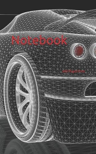 Notebook: car three dimensional vehicle shape render view automobile cars driving motor driver racing