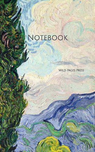 Notebook: Antique Art Artwork Cypresses Detailed Dutch Cypress Holland Netherland Netherlands Windmill