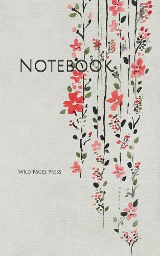 Notebook: Background Scrapbook Paper Asian Flowers Pink Grey Asia Scrapbooking Stationery