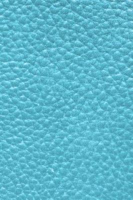 Turquoise Notebook Leather Style: Dot Grid Minimalist Book, Dotted Journal to Write in