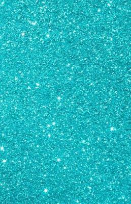 Glitter Notebook Turquoise: Dot Grid Faux Glitter Book, Dotted Journal to Write in