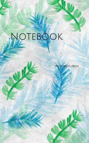 Notebook: feather fir colorful color green black blue white pink red yellow brown orange mauve purple